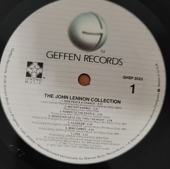 The John Lennon Collection GSHP2023  1982 - Picture 5 of 7